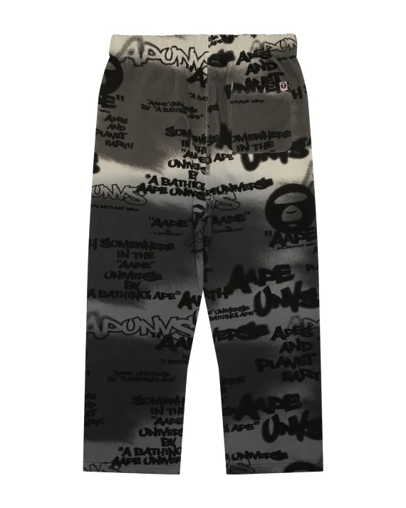 ايه ايه بي إي AAPEUNVS graffiti sweat pants